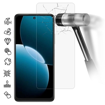 Huawei Enjoy 80 Skærmbeskyttelse Hærdet Glas - 9H - Case Friendly - Gennemsigtig