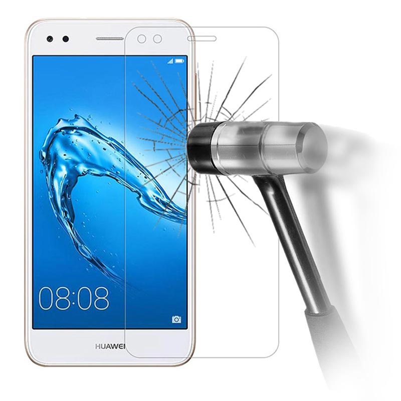 Efterligning undergrundsbane nyhed Huawei P9 Lite Mini, Y6 Pro (2017) Hærdet Glas skærmbeskyttelse -  Krystalklar