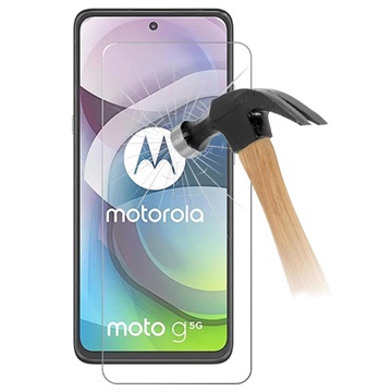 Motorola Moto G 5G Skærmbeskyttelse Hærdet Glas - 9H, 0.3mm - Gennemsigtig