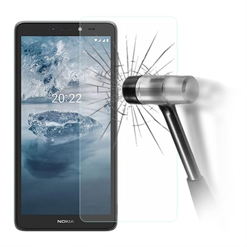 Nokia C2 2nd Edition Skærmbeskyttelse Hærdet Glas - 9H, 0.3mm - Klar