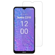 Nokia C210 Skærmbeskyttelse Hærdet Glas - 9H - Case Friendly - Gennemsigtig