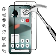 Nothing Phone (3) Skærmbeskyttelse Hærdet Glas - 9H - Case Friendly - Sort kant