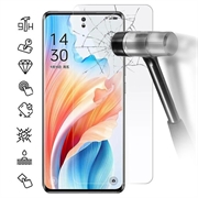 Oppo A79/A2 Skærmbeskyttelse Hærdet Glas - 9H - Case Friendly - Klar