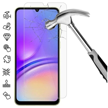 Samsung Galaxy A05 Skærmbeskyttelse Hærdet Glas - 9H - Case Friendly - Klar