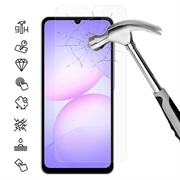 Samsung Galaxy A07 5G Skærmbeskyttelse Hærdet Glas - 9H - Case Friendly - Gennemsigtig
