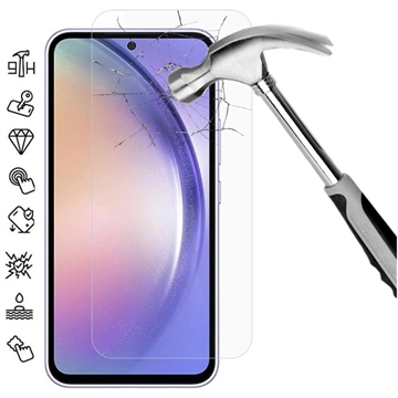 Samsung Galaxy A55 Skærmbeskyttelse Hærdet Glas - 9H - Case Friendly - Klar