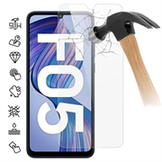 Samsung Galaxy F05 Skærmbeskyttelse Hærdet Glas - Case Friendly - Gennemsigtig