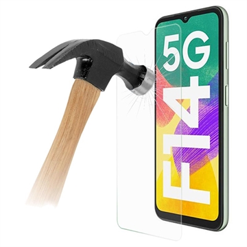 Samsung Galaxy F14 Skærmbeskyttelse Hærdet Glas - 9H, 0.3mm - Klar