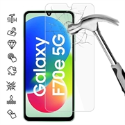 Samsung Galaxy F70e Skærmbeskyttelse Hærdet Glas - 9H - Case Friendly - Gennemsigtig