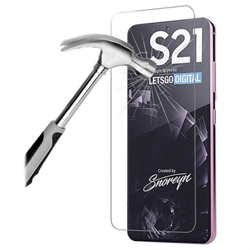 Samsung Galaxy S21 5G Skærmbeskyttelse Hærdet Glas - 9H, 0.3mm - Gennemsigtig