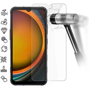 Samsung Galaxy XCover7 Pro Skærmbeskyttelse Hærdet Glas - 9H - Case Friendly - Gennemsigtig