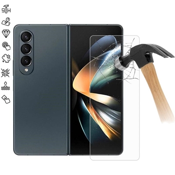 Samsung Galaxy Z Fold6 Skærmbeskyttelse Hærdet Glas - Case Friendly - Gennemsigtig