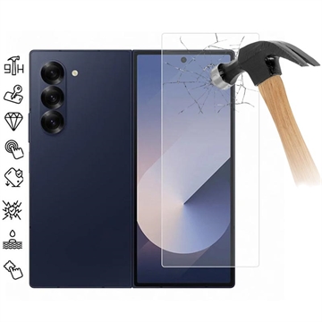Samsung Galaxy Z Fold7 Skærmbeskyttelse Hærdet Glas - 9H - Case Friendly - Gennemsigtig