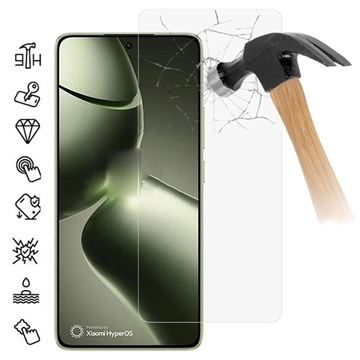 Xiaomi 15T/15T Pro Skærmbeskyttelse Hærdet Glas - 9H - Case Friendly - Gennemsigtig