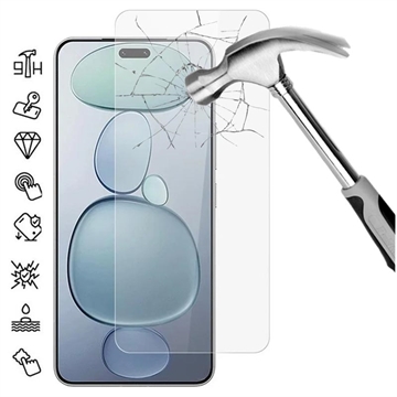 Xiaomi Civi 5 Pro Skærmbeskyttelse Hærdet Glas - 9H - Case Friendly - Gennemsigtig