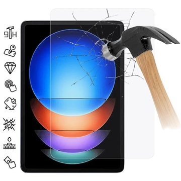 Xiaomi Pad 6S Pro 12.4 Skærmbeskyttelse Hærdet Glas - 9H - Case Friendly - Klar