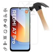 Xiaomi Redmi A7 Pro Skærmbeskyttelse Hærdet Glas - 9H - Case Friendly - Gennemsigtig