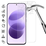 Xiaomi Redmi Note 17 4G/5G Skærmbeskyttelse Hærdet Glas - 9H - Case Friendly - Gennemsigtig