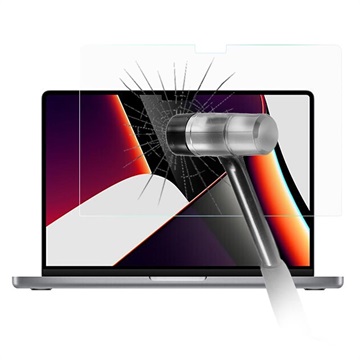 MacBook Pro 16" 2021/2023 Skærmbeskyttelse Hærdet Glas - 9H, 0.3mm - Klar