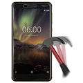 Nokia 6.1 Hærdet glas skærmbeskyttelse - 9H, 0.3mm - Krystalklar