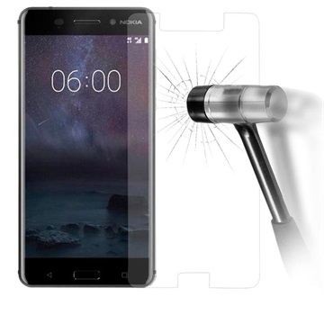 Nokia 6 Skærmbeskyttelse Hærdet Glas