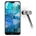 Nokia 7.1 Hærdet glas skærmbeskyttelse - 9H, 0.3mm - Klar
