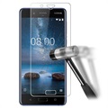 Nokia 8 Ultratynd Panserglas skærmbeskyttelse - 0.3mm, 9H - Gennemsigtig