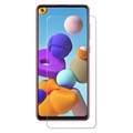 Samsung Galaxy A21s Hærdet glas skærmbeskyttelse - 9H, 0.3mm - Krystalklar