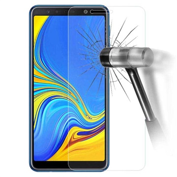 Samsung Galaxy A7 (2018) Skærmbeskyttelse Hærdet Glas - 9H, 0.3mm - Klar