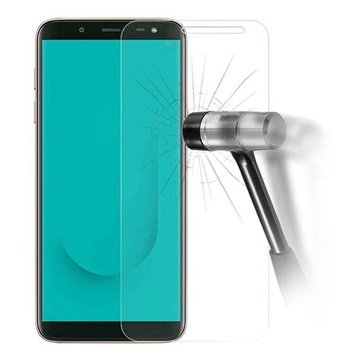 Samsung Galaxy J6 Skærmbeskyttelse Hærdet Glas - 9H, 0.3mm, 2.5D - Klar