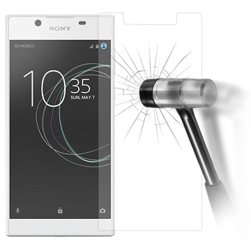 Sony Xperia L1 Skærmbeskyttelse Hærdet Glas - 9H, 0.3mm, 2.5D - Klar