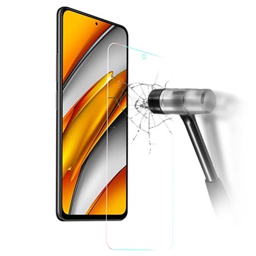 Xiaomi Poco F3 Hærdet Glas - 9H, 0.3mm - Gennemsigtig