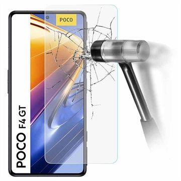 Xiaomi Poco F4 GT Skærmbeskyttelse Hærdet Glas - 9H, 0.3mm - Klar