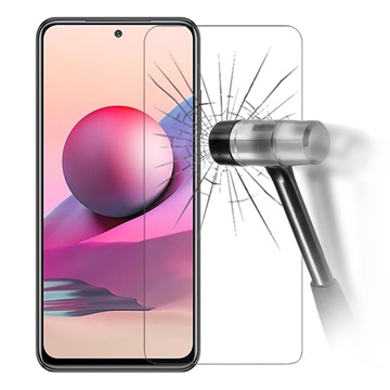 Xiaomi Redmi Note 10S Skærmbeskyttelse Hærdet Glas - 9H, 0.3mm - Gennemsigtig