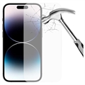 iPhone 14 Pro Hærdet Glas Skærmbeskytter - Klar
