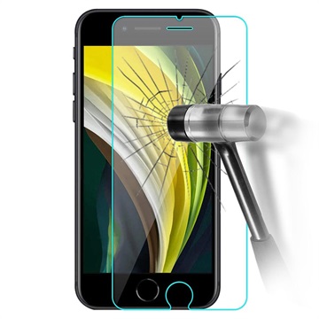 iPhone SE (2020)/SE (2022) Hærdet glas skærmbeskyttelse - 9H, 0.3mm - Klar