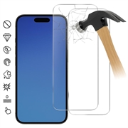 iPhone 17 Skærmbeskyttelse Hærdet Glas - 9H - Case Friendly - 2 Stk. - Gennemsigtig