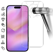 iPhone 17 Pro Max Skærmbeskyttelse Hærdet Glas - 9H - Case Friendly - Gennemsigtig