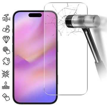 iPhone 17 Pro Max Skærmbeskyttelse Hærdet Glas - 9H - Case Friendly - Gennemsigtig