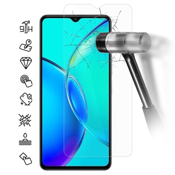 vivo Y27 Skærmbeskyttelse Hærdet Glas - Case Friendly - Gennemsigtig