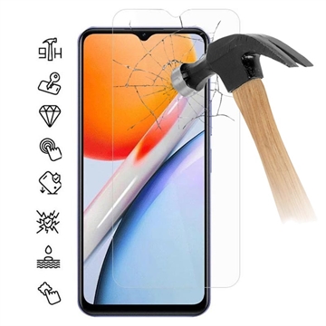 vivo Y36i Skærmbeskyttelse Hærdet Glas - 9H - Case Friendly - Klar