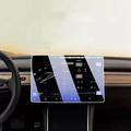 Tesla Model 3/Y 2019-2025 Navigation Skærmbeskyttelse Hærdet Glas - 9H - Klar