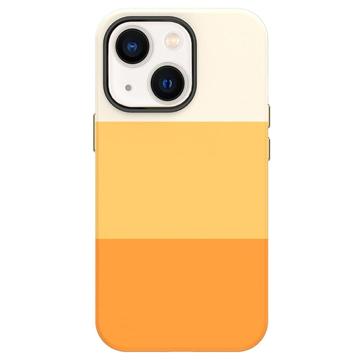 Three Shades Series iPhone 14 Belagt Cover - Orange