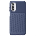 Thunder Series Motorola Moto G52/G82 TPU Cover - Blå