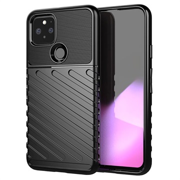 Thunder Series Google Pixel 5 TPU Cover - Sort