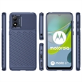 Thunder Series Motorola Moto E13 TPU Cover - Blå