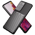 Thunder Series Samsung Galaxy S21 Ultra 5G TPU Cover - Sort