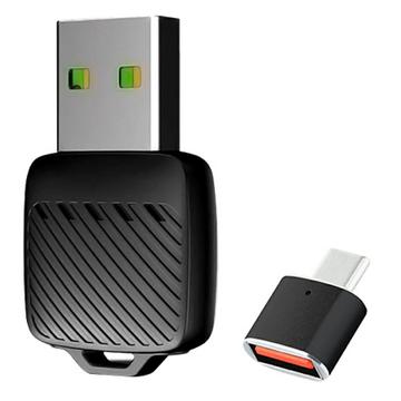 Lille Trådløs USB-adapter til CarPlay & Android Auto