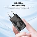 Toocki TCT20-21EU 3-i-1 GaN-oplader - USB-C/USB-A - Sort