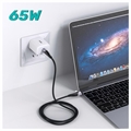 Topk AP74 2-i-1 Hurtigt Opladerkabel - USB-C, Lightning - 2m